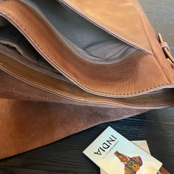 Brown Leather Satchel - Picture 3 of 7